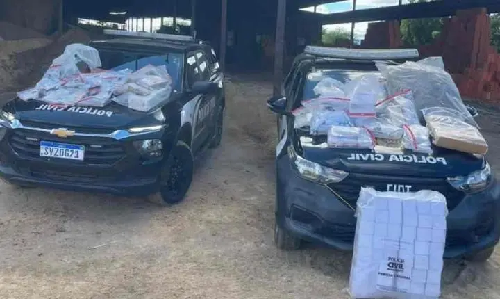 POLÍCIA CIVIL REALIZA INCINERAÇÃO DE DROGAS EM ESPINOSA